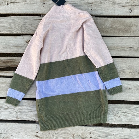 NWT Stitch Fix goldray brand long sweater striped - Picture 3 of 8